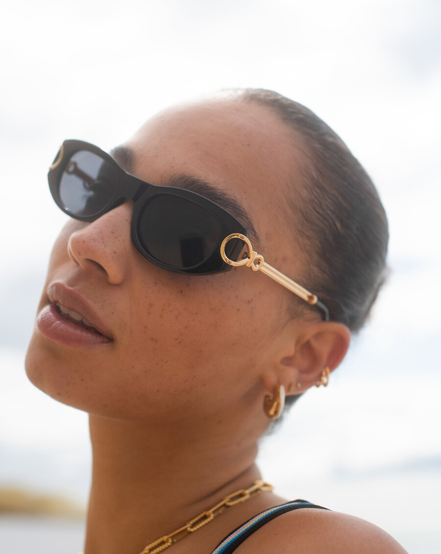 le specs hydrus link oval sonnenbrille