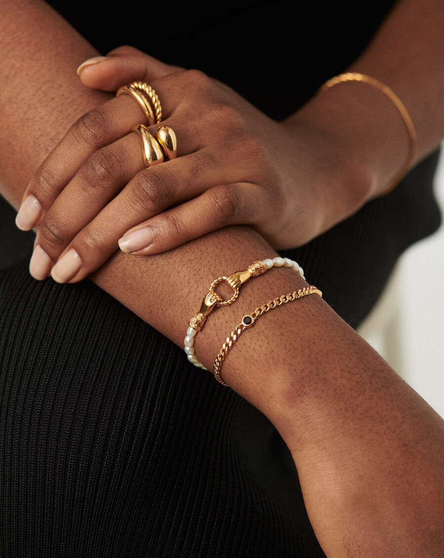armband mit geburtsstein für februar