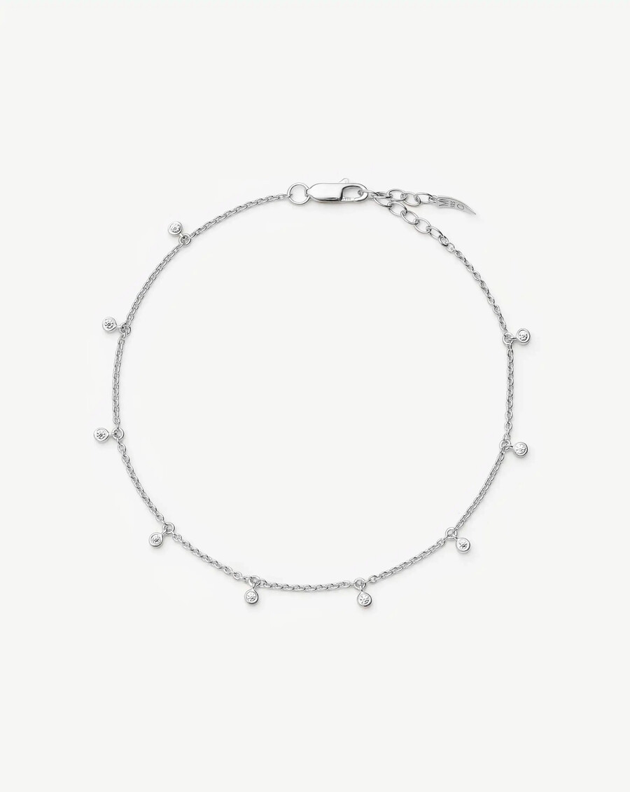 interstellares tropfenarmband – silber