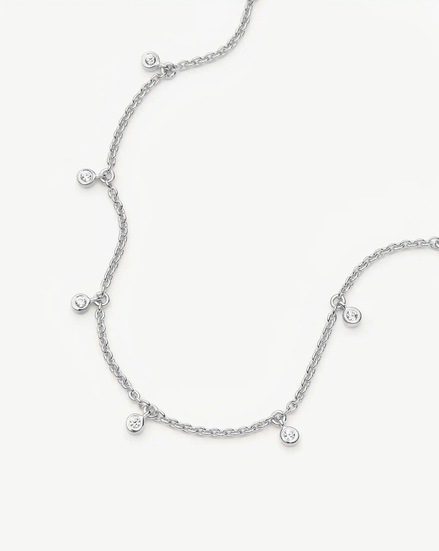 interstellares tropfenarmband – silber