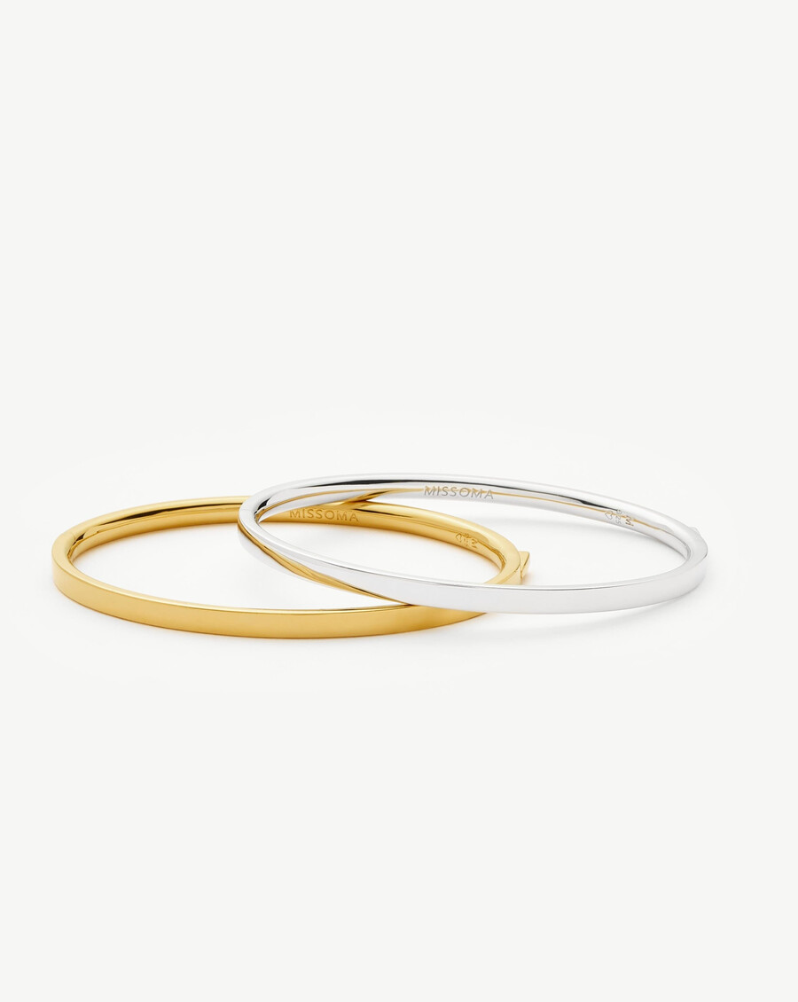 klassisches scharnierarmband – gold