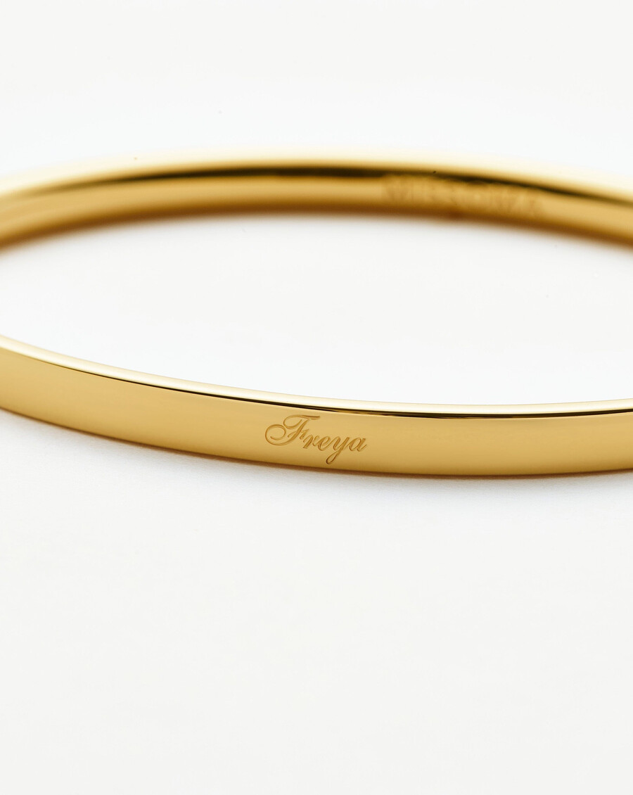 klassisches scharnierarmband – gold