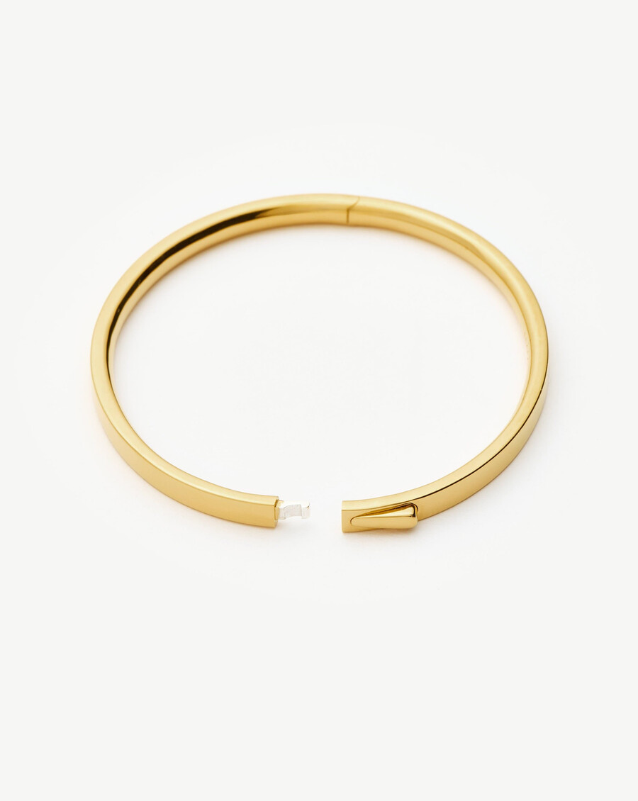 klassisches scharnierarmband – gold
