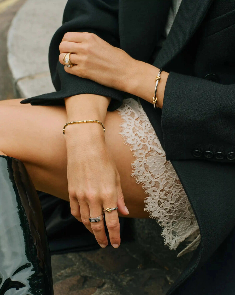 lucy williams tennisarmband – 18 karat gold vermeil