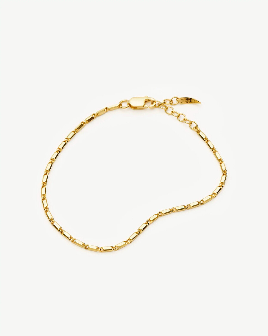lucy williams horizon link chain armband - 18 karat gold vermeil