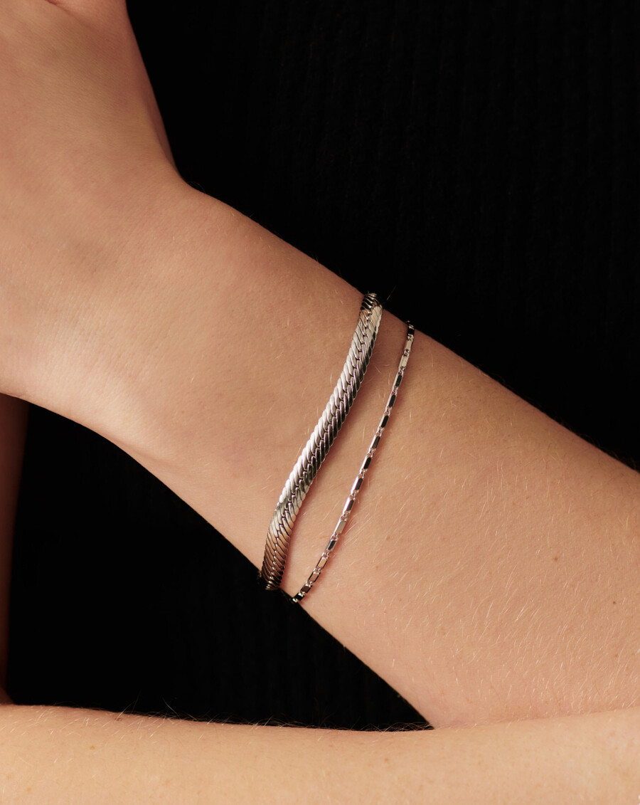 lucy williams horizon gliederarmband – sterlingsilber