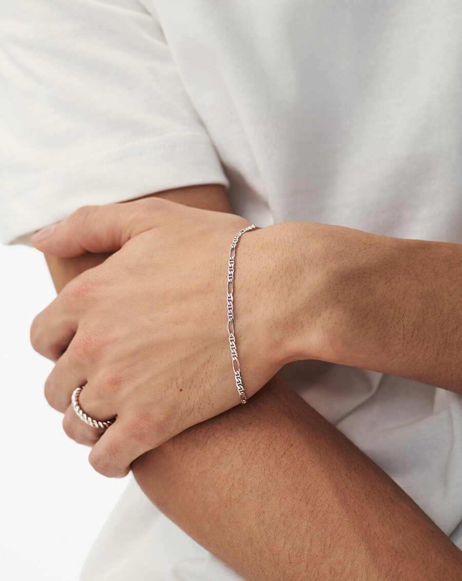herren filia silberkettenarmband