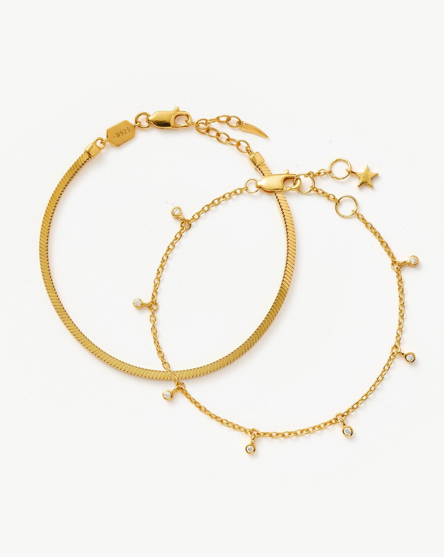 interstellares kettenarmband-set