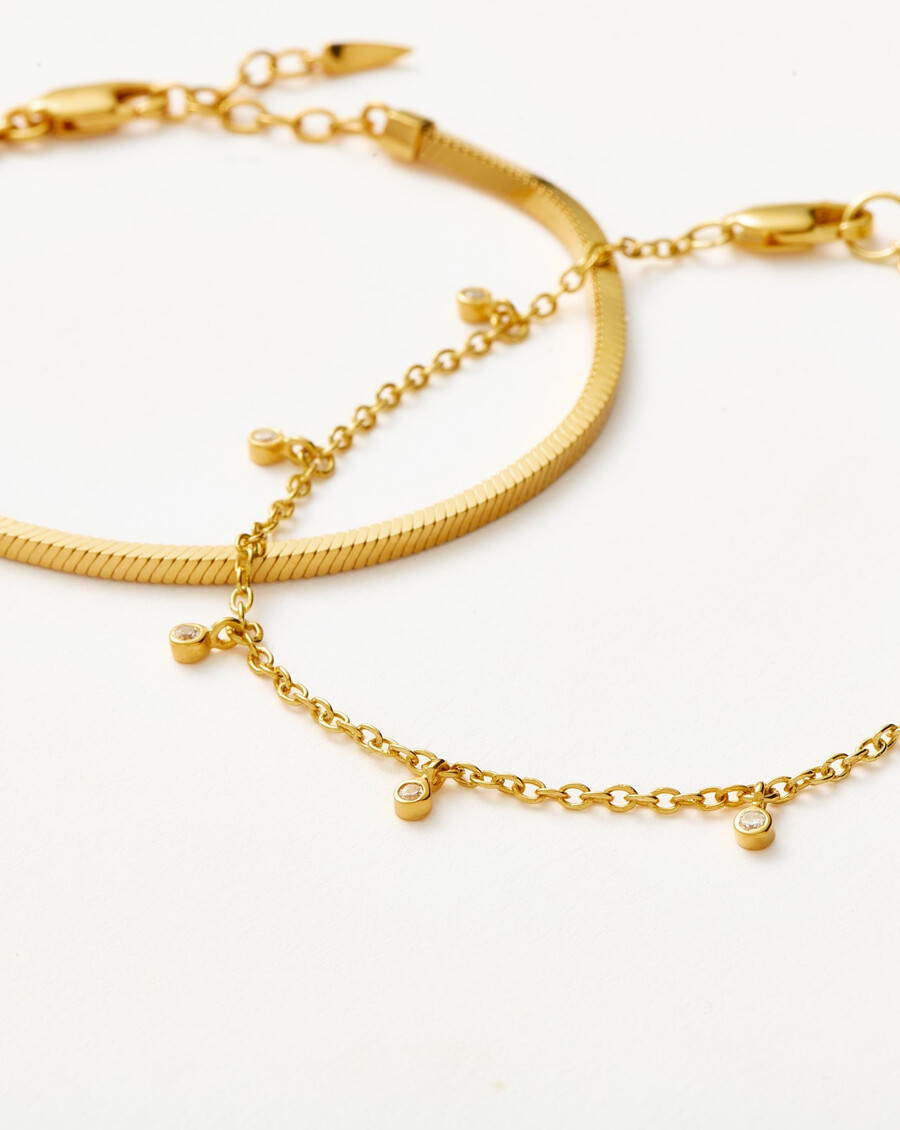 interstellares kettenarmband-set