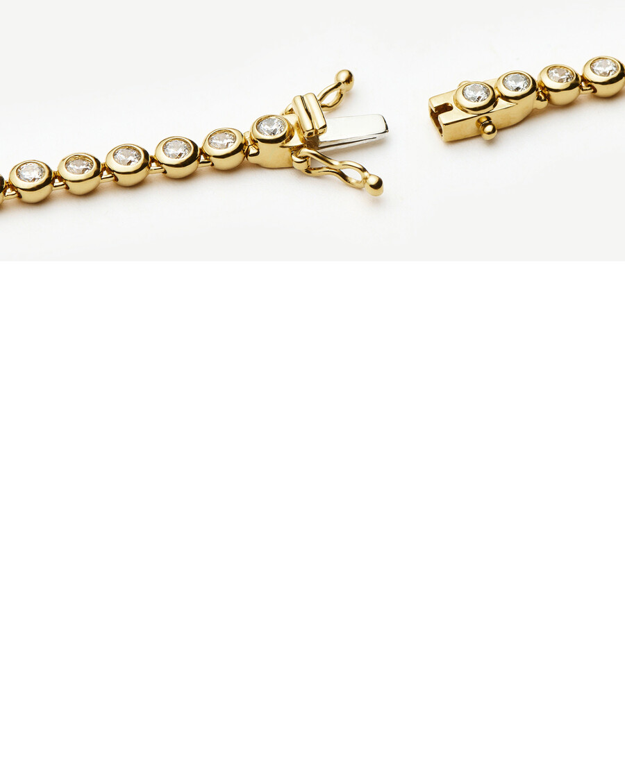 tennis- und büroklammer-armband-set – goldblau