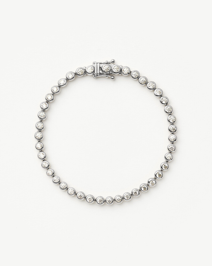 tennis-rundarmband – sterlingsilber mit zirkonia