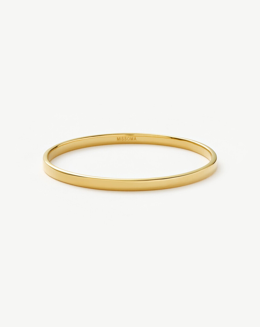 klassisches rundes armband – gold