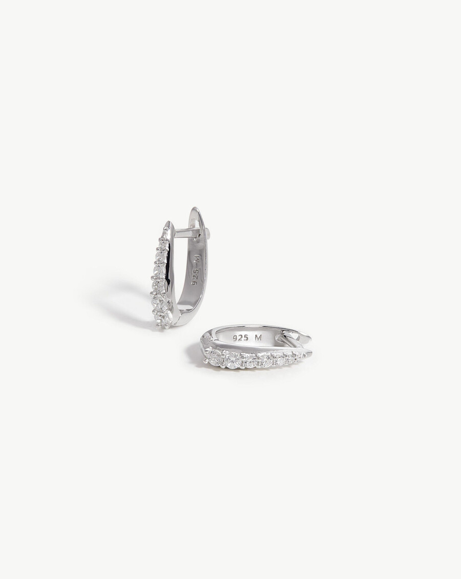 krallen-huggies - sterlingsilberpavé