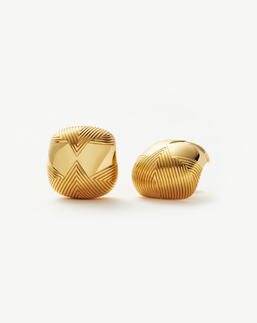 hera oversized dome ridge ohrstecker