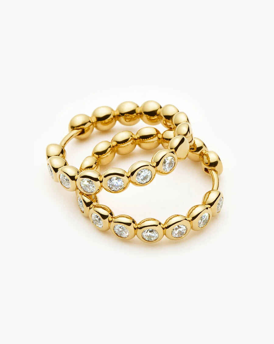 tennis classic gold creolen