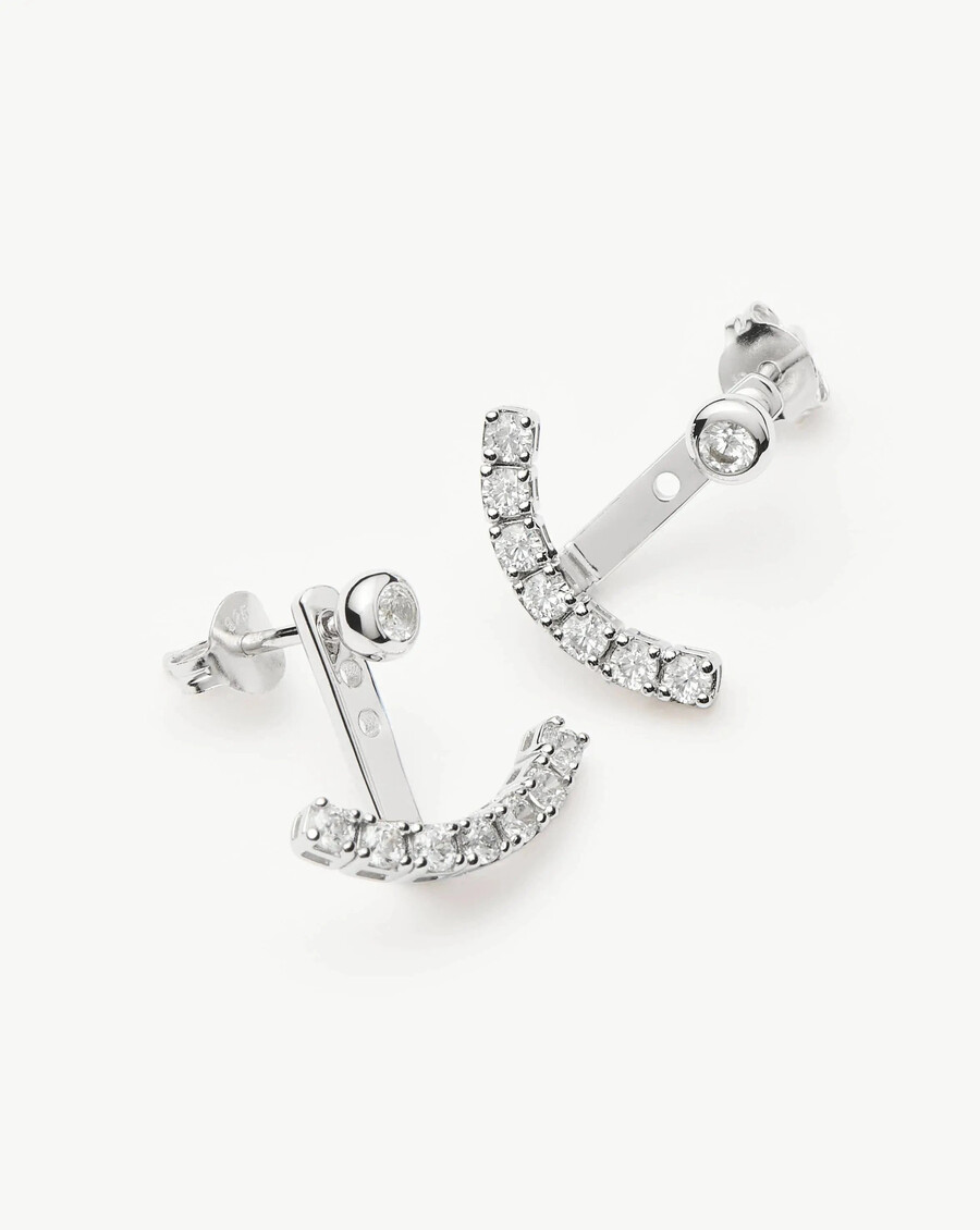 tennis ear jacket ohrstecker aus sterlingsilber – missoma us