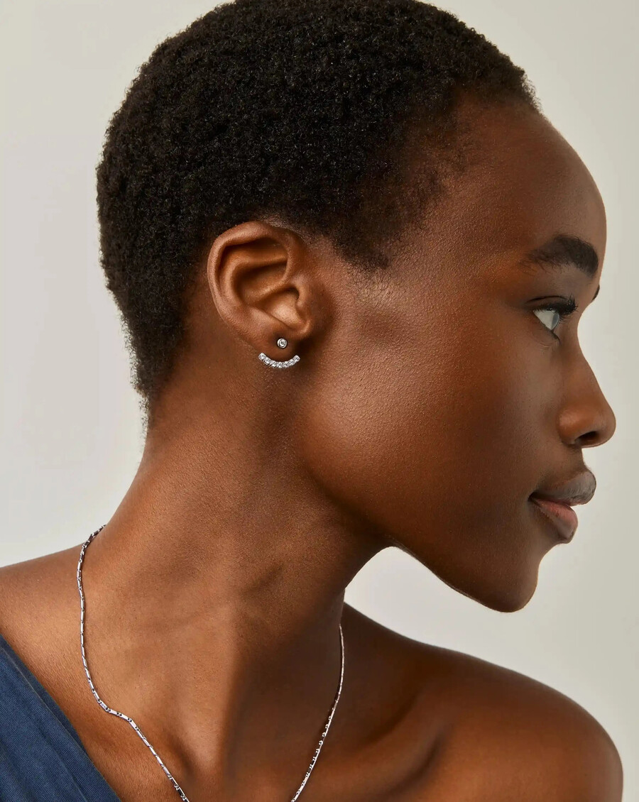 tennis ear jacket ohrstecker aus sterlingsilber – missoma us