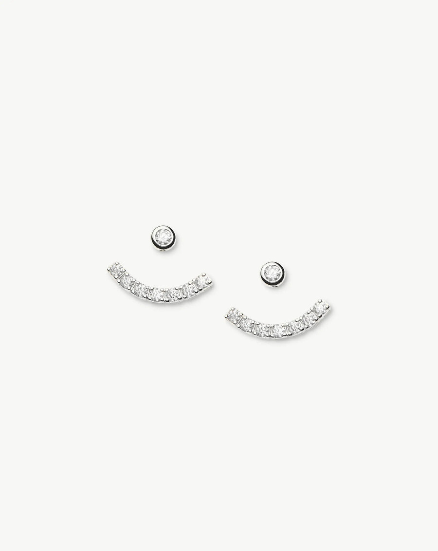 tennis ear jacket ohrstecker aus sterlingsilber – missoma us