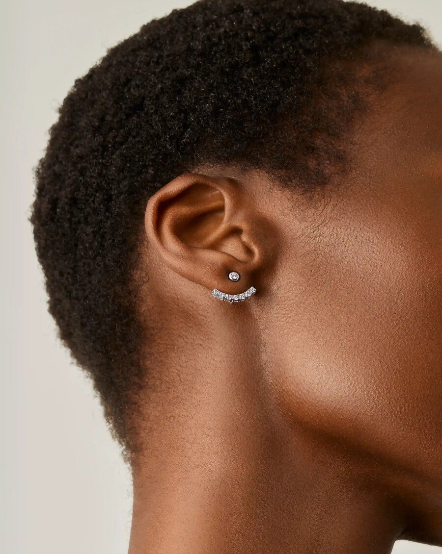 tennis ear jacket ohrstecker aus sterlingsilber – missoma us