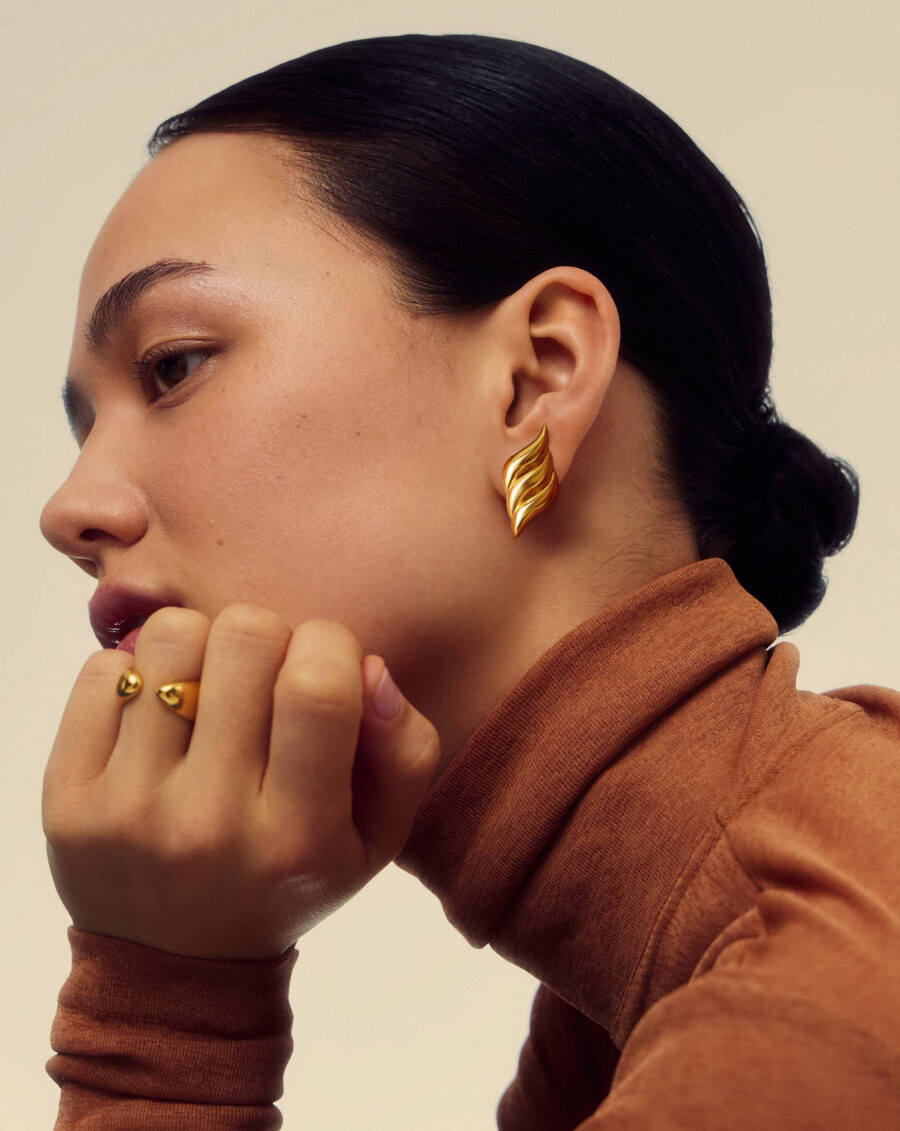 savi signature oversized ohrstecker