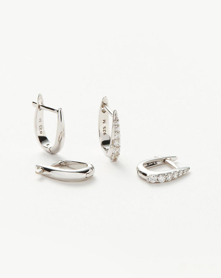 ohrring-set „claw huggies