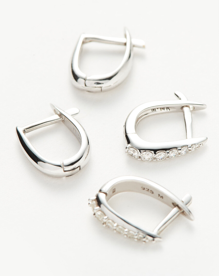 ohrring-set „claw huggies
