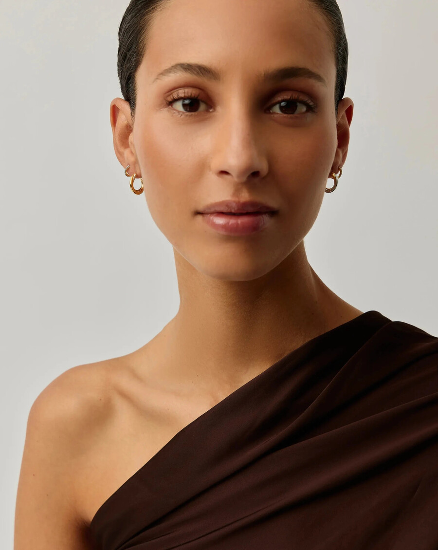 lucy williams entwine creolen pavé huggies set