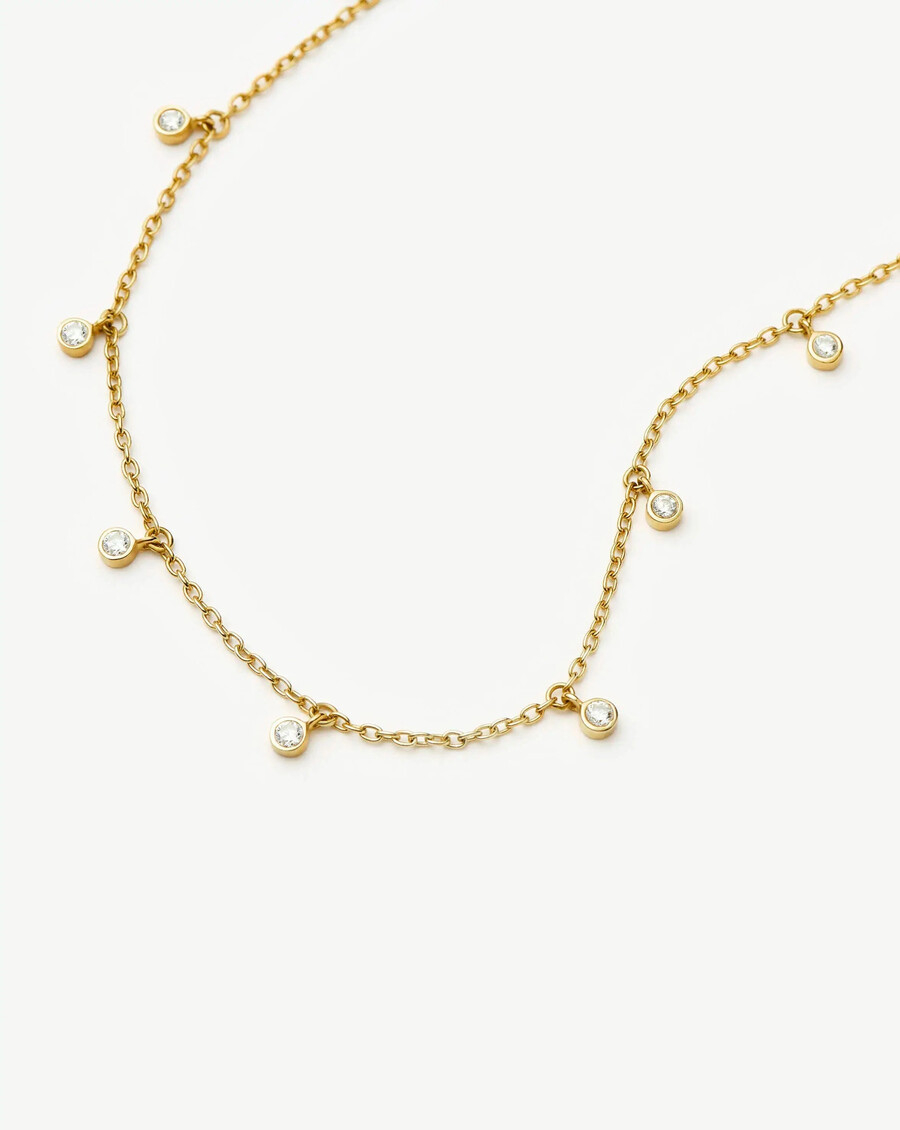 interstellar drop gold choker