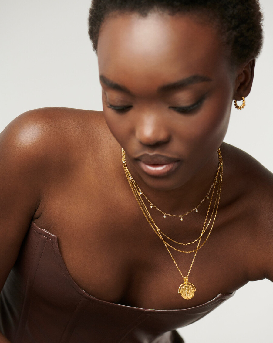 interstellar drop gold choker