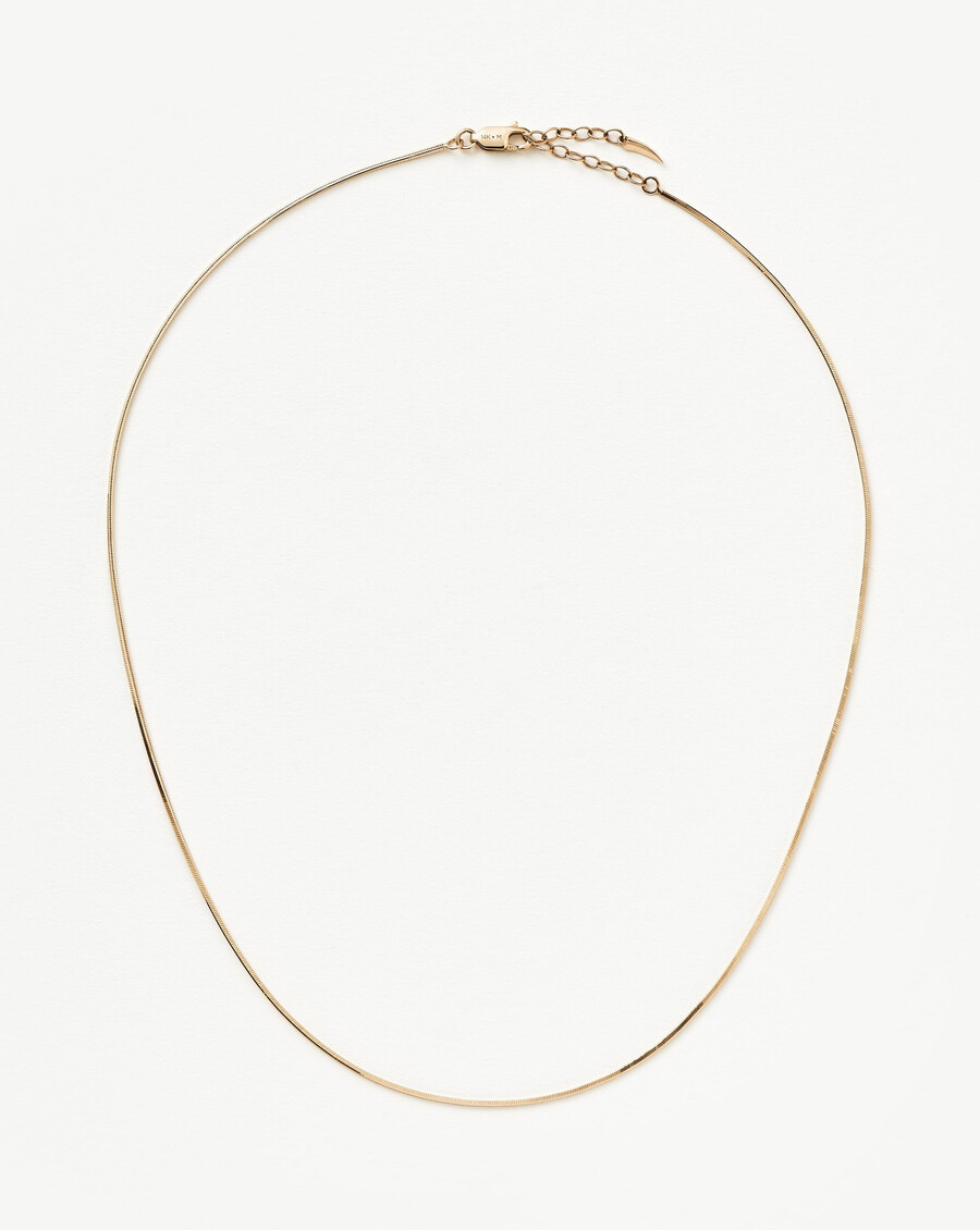 feine quadratische schlangenkette
