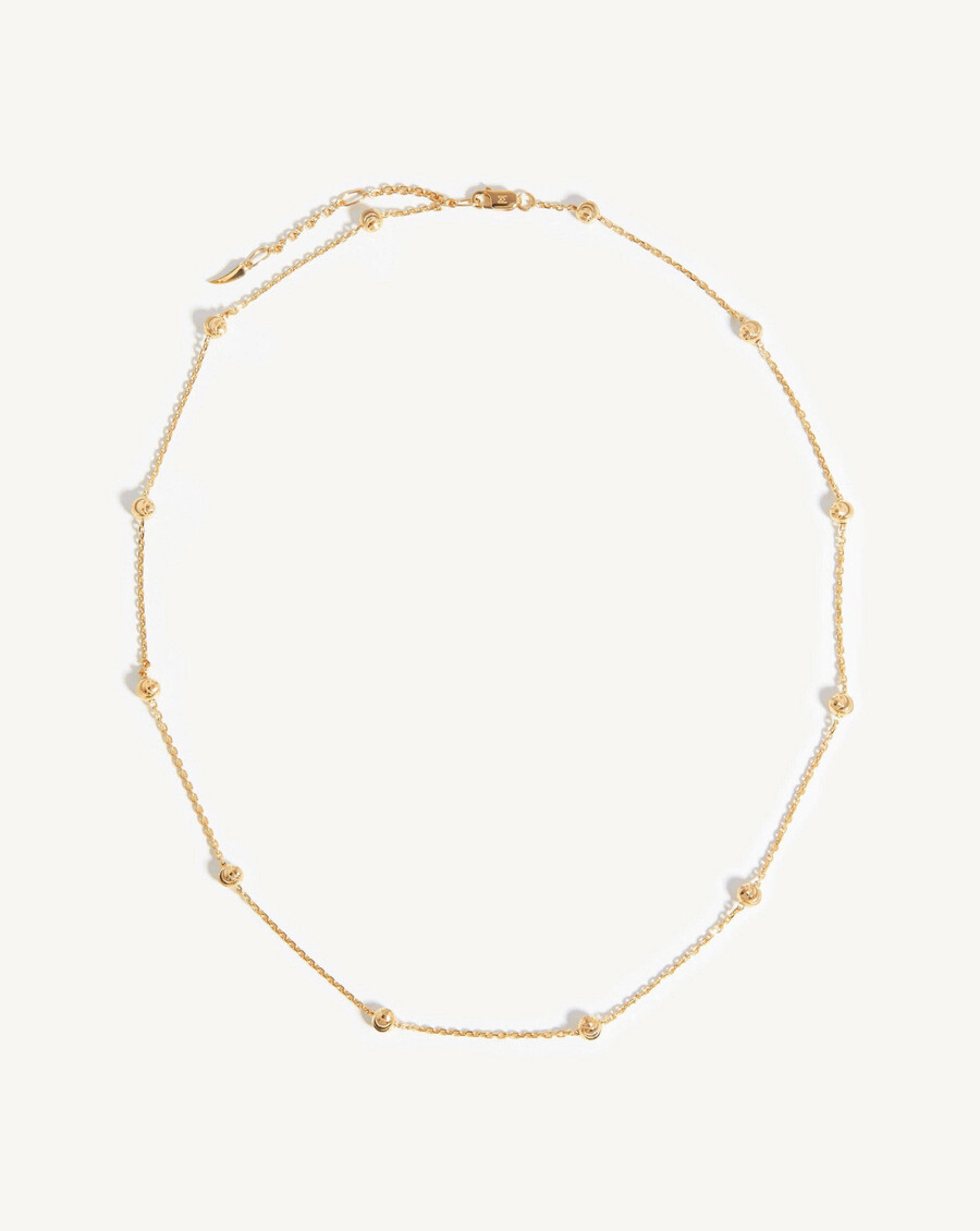 feine bobble-kettenhalskette