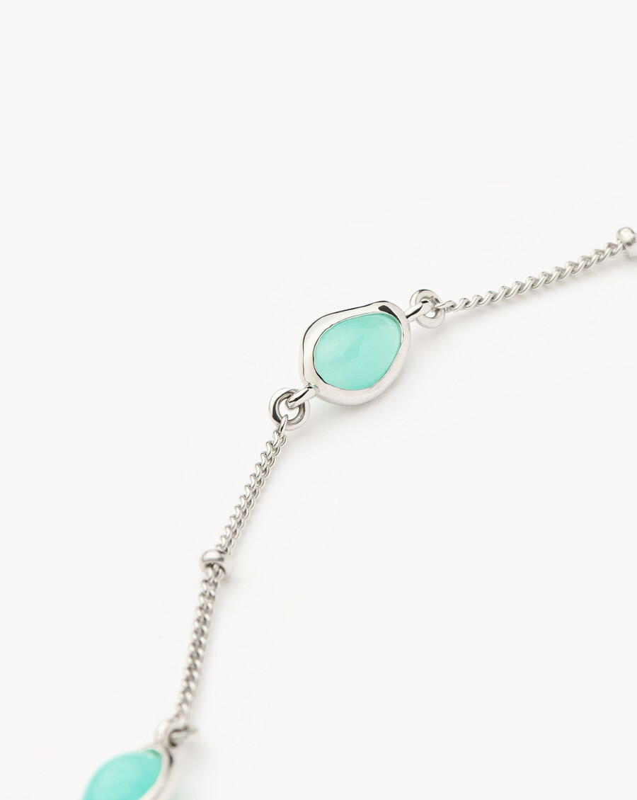 magma-edelstein-charm silber-choker
