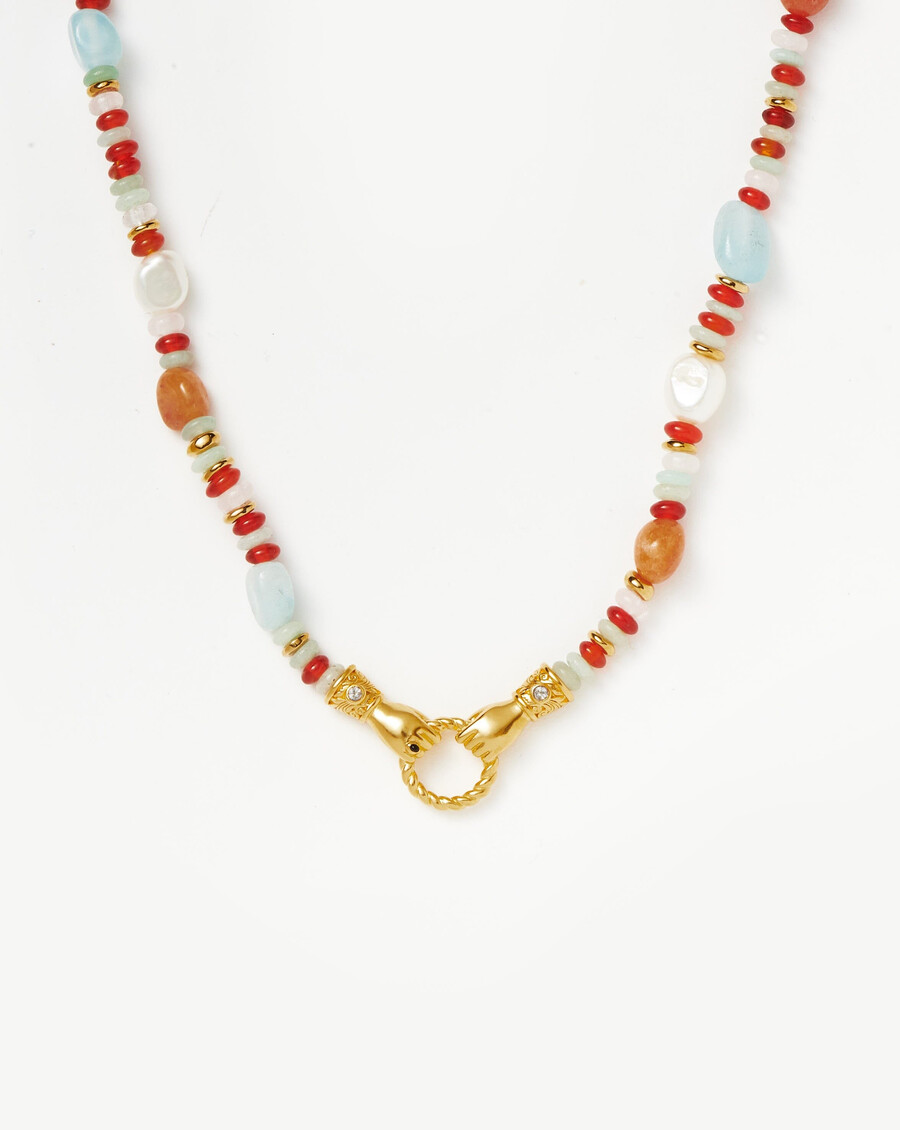 harris reed in good hands perlen-edelstein-goldkette