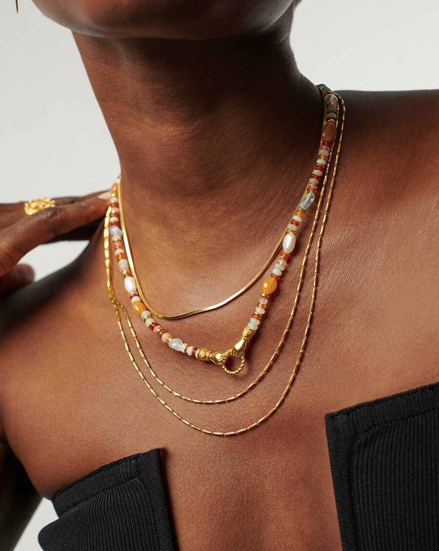harris reed in good hands perlen-edelstein-goldkette