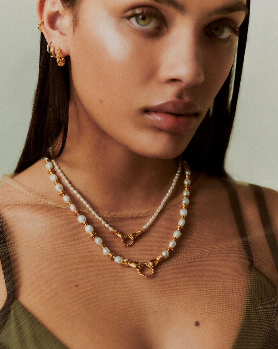 harris reed in good hands grobe perlenkette mit edelsteinen