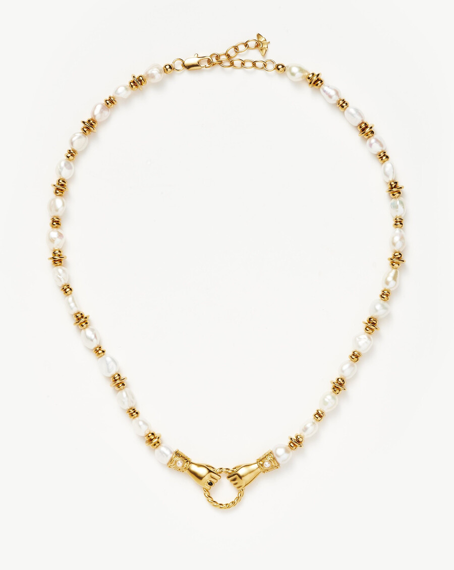 harris reed in good hands grobe perlenkette mit edelsteinen