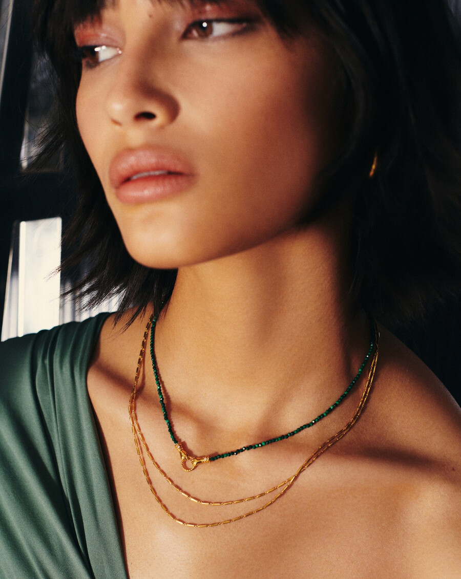 harris reed in good hands mini-perlen-edelstein-goldkette
