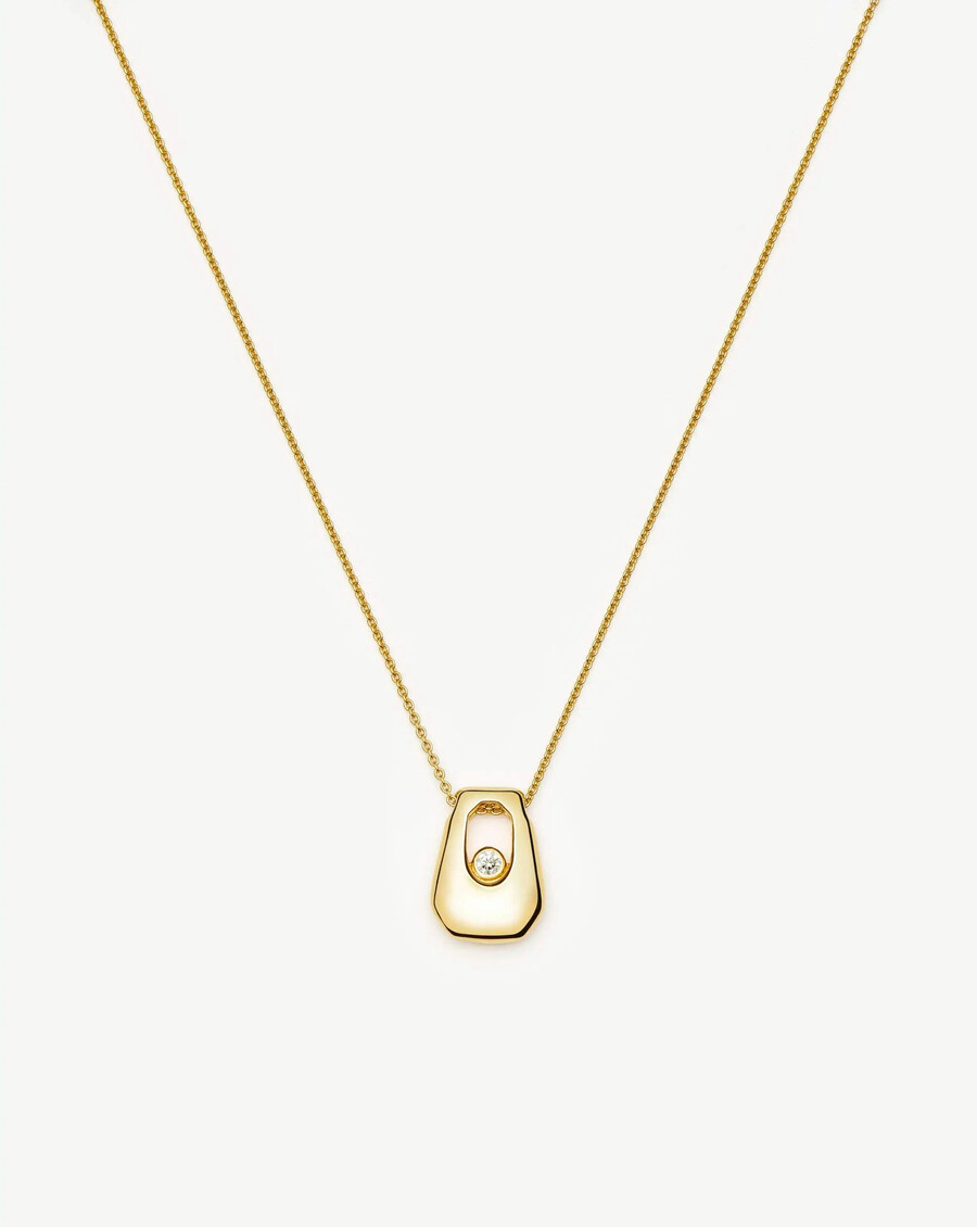 lucy williams arco anhänger-halskette – gold