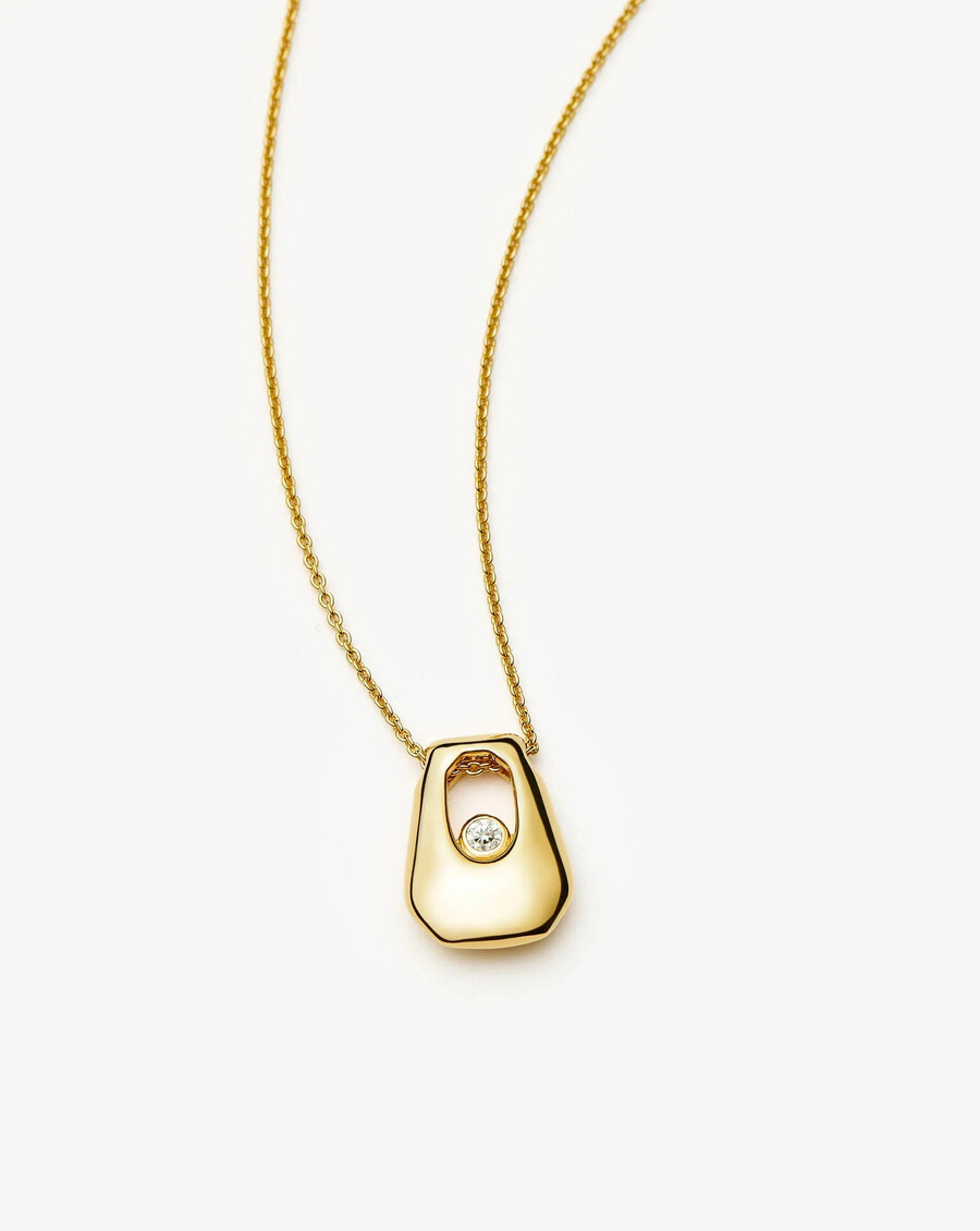 lucy williams arco anhänger-halskette – gold