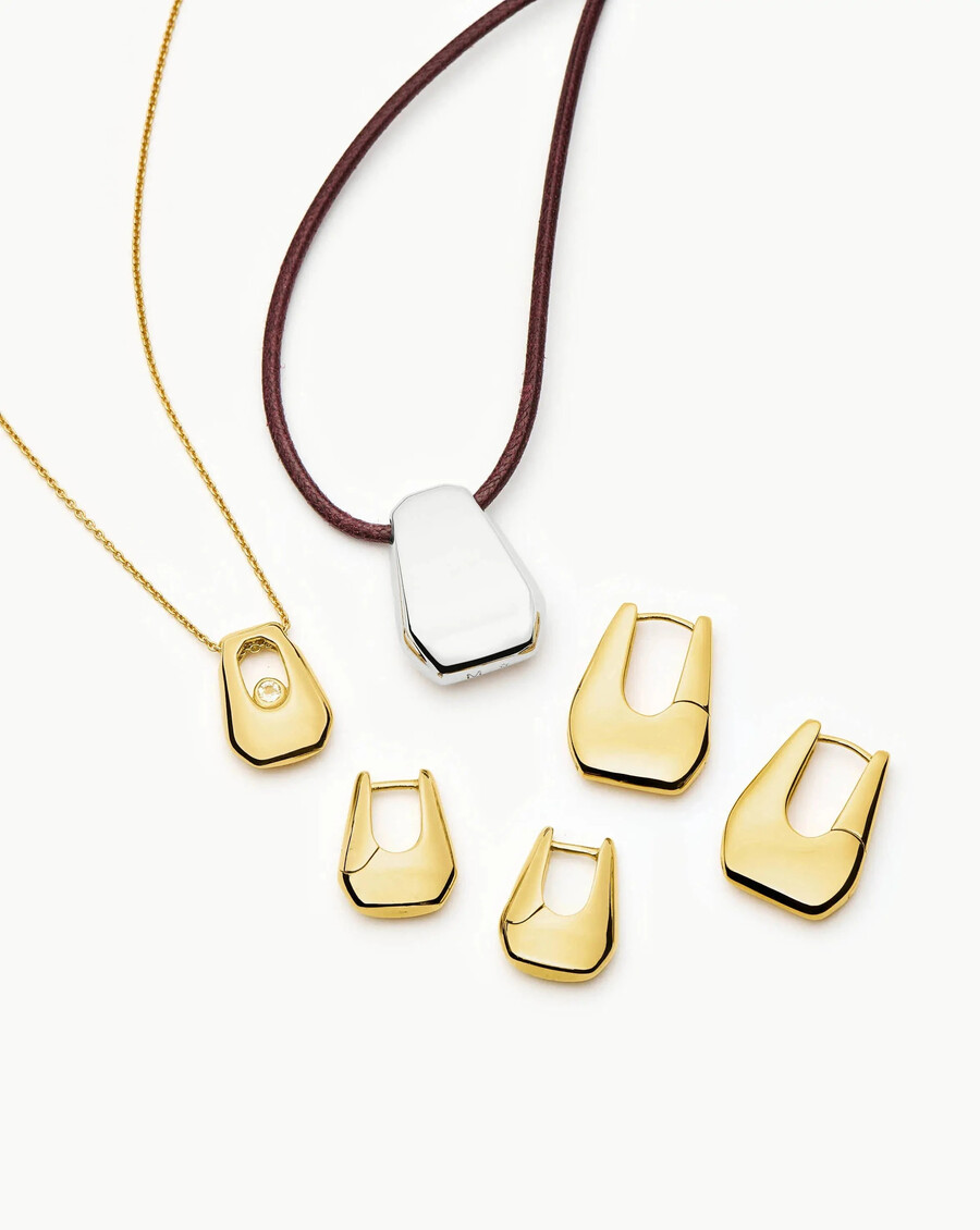 lucy williams arco anhänger-halskette – gold