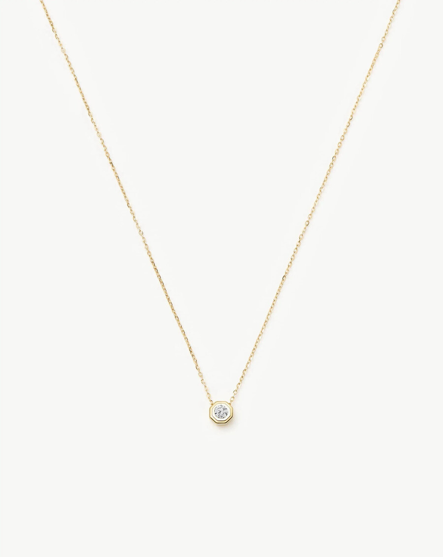 lucy williams halskette mit feinem diamantanhänger