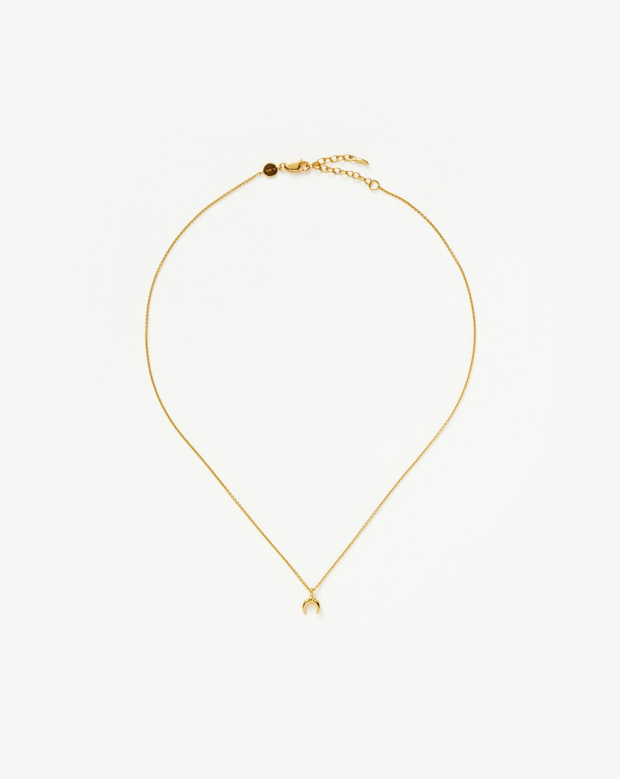 lucy williams tiny horn necklace