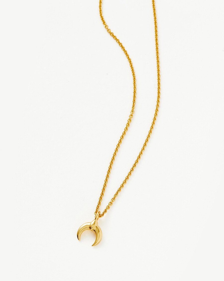 lucy williams tiny horn necklace
