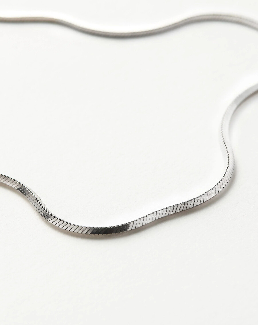 lucy williams kurze quadratische schlangenkette