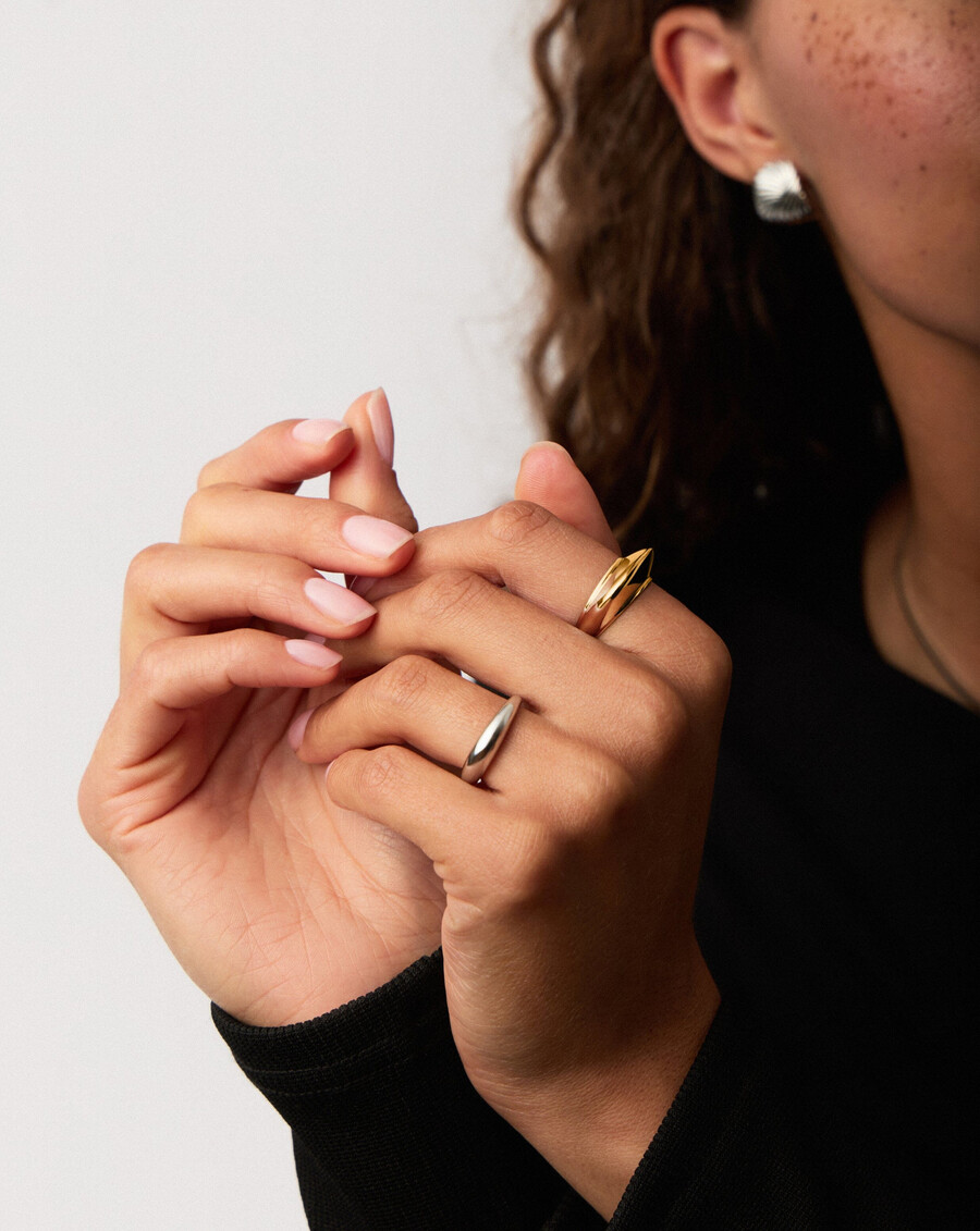 hera dome stapelring – gold missoma us