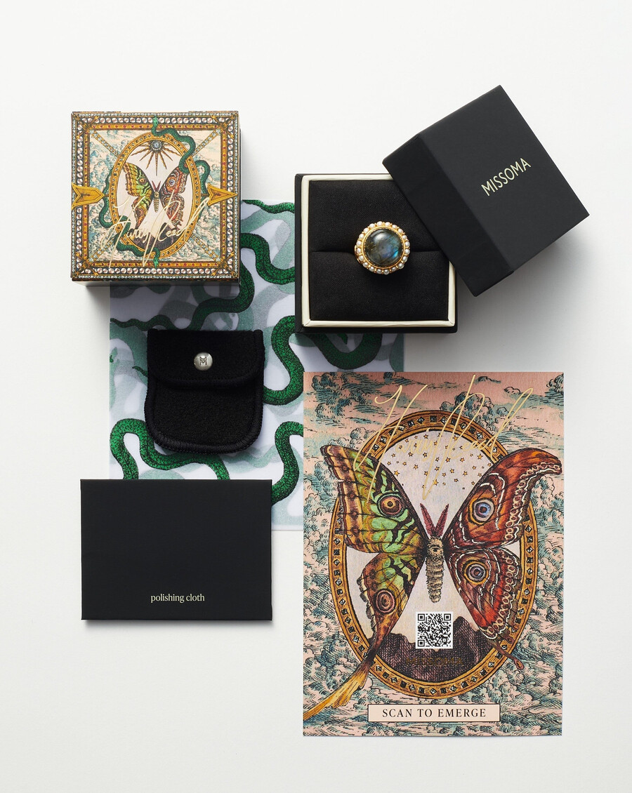 harris reed 14k massivgold himmelsring