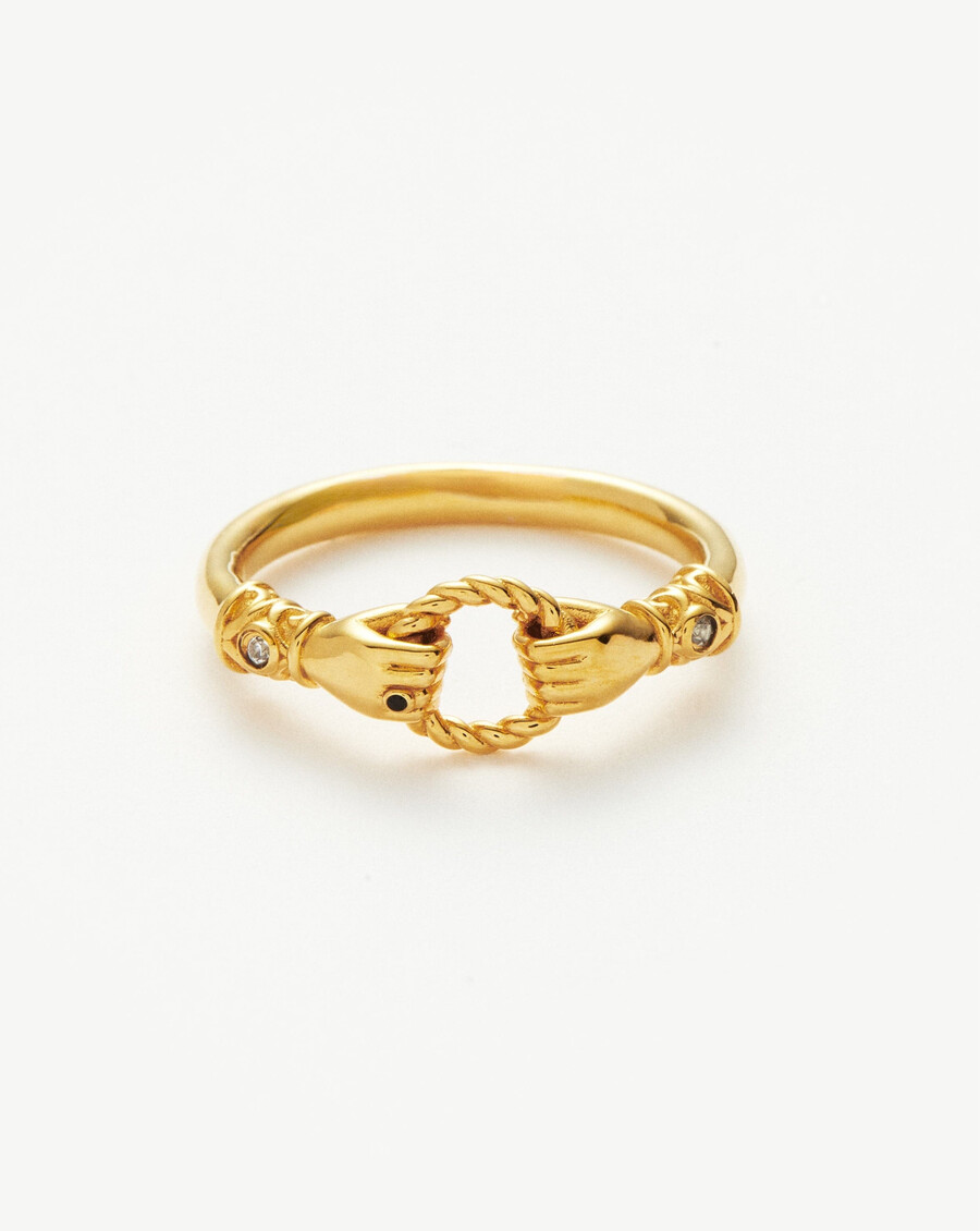 harris reed in good hands stapelring - gold