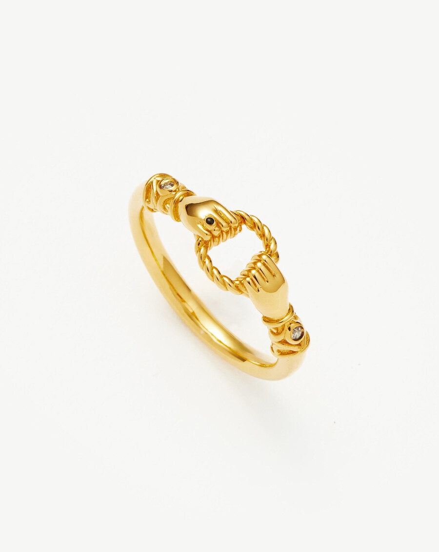 harris reed in good hands stapelring - gold