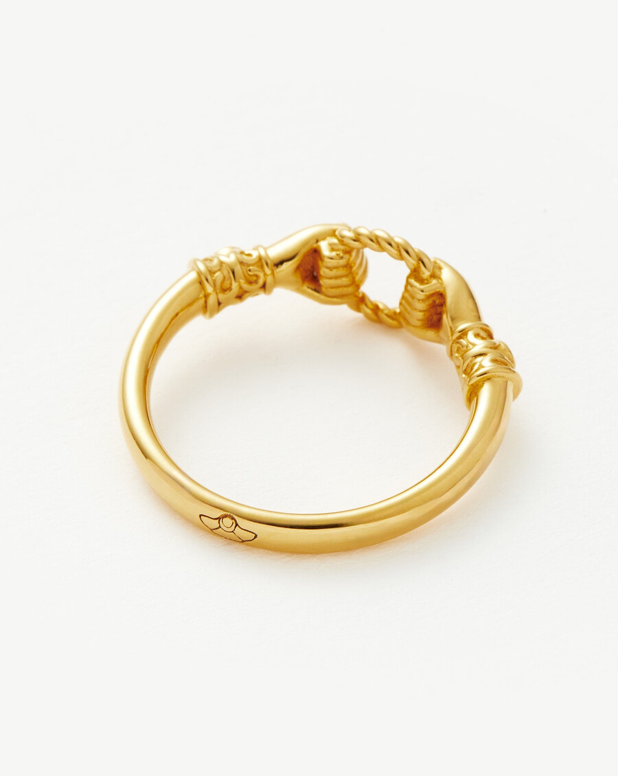 harris reed in good hands stapelring - gold
