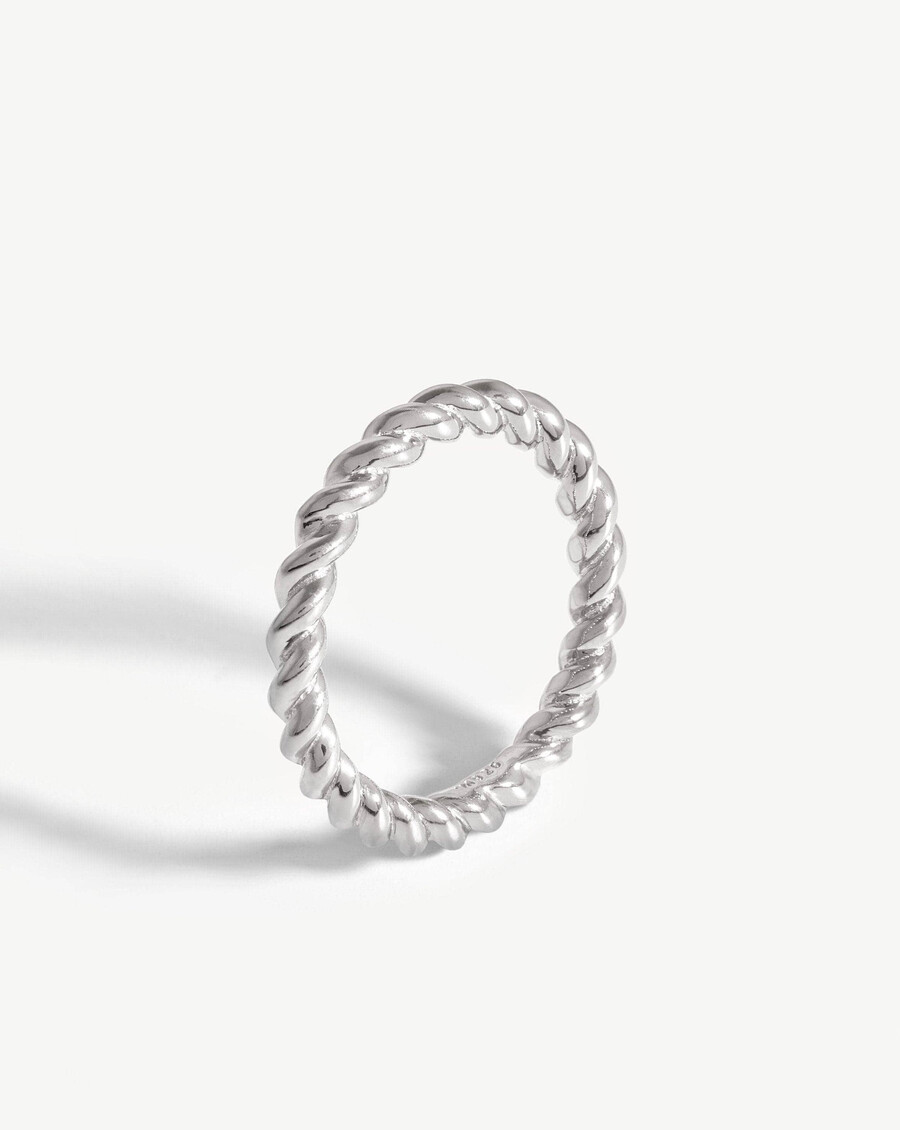 lasso-stapelring – sterlingsilber